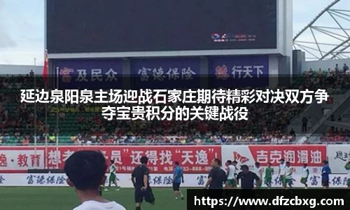 延边泉阳泉主场迎战石家庄期待精彩对决双方争夺宝贵积分的关键战役