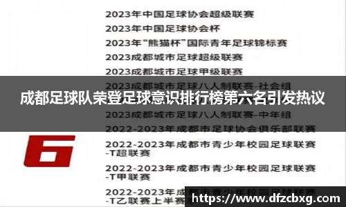 成都足球队荣登足球意识排行榜第六名引发热议